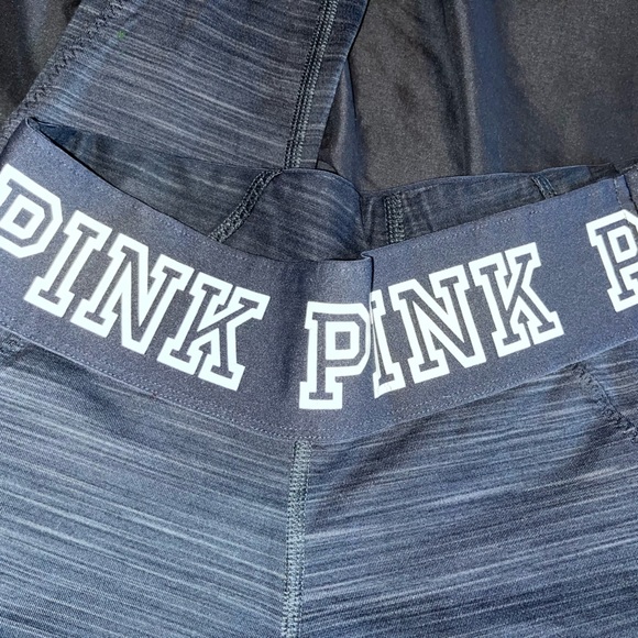 Victoria Secret’s PINK Grey Fleece Lined Leggings - Picture 3 of 6